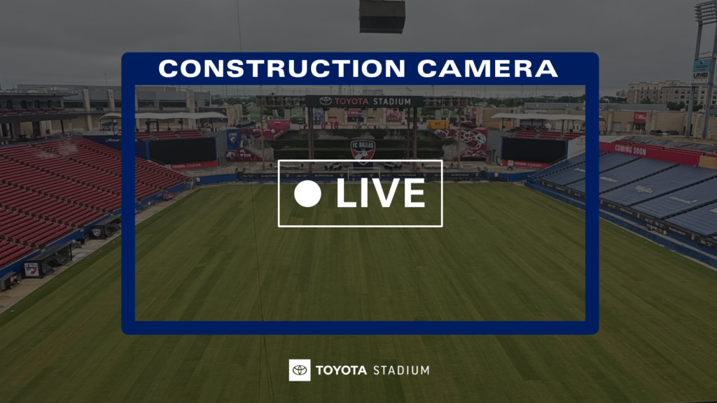 A bleachers view of the Toyota Stadium during a FC Dallas game.
